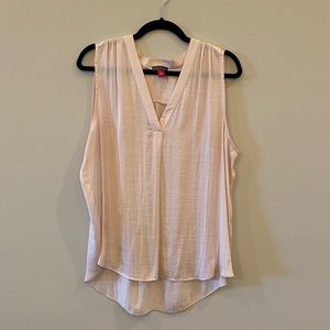 Vince Camuto (XL) Pale Pink Sleeveless Blouse